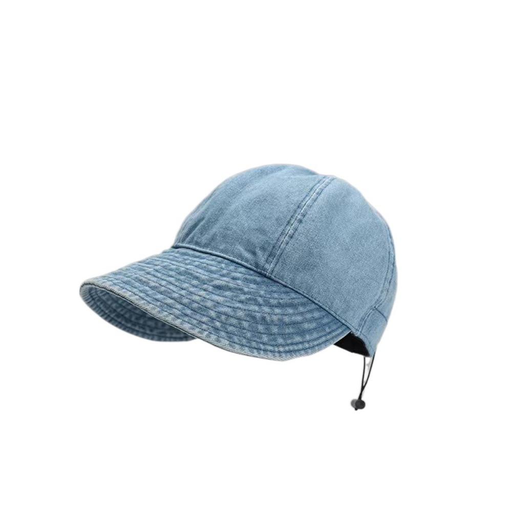 Sunscreen Visors Cap Cloth Snapback Hat Retro Denim Baseball Cap  Women