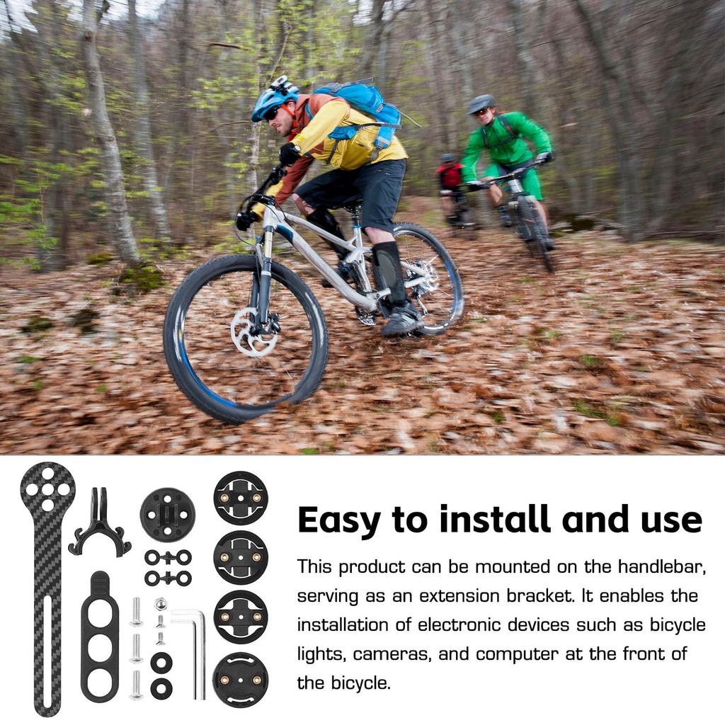 Bike Computer Mount Handlebar Out Front Cycle Computer Mount for Bikes