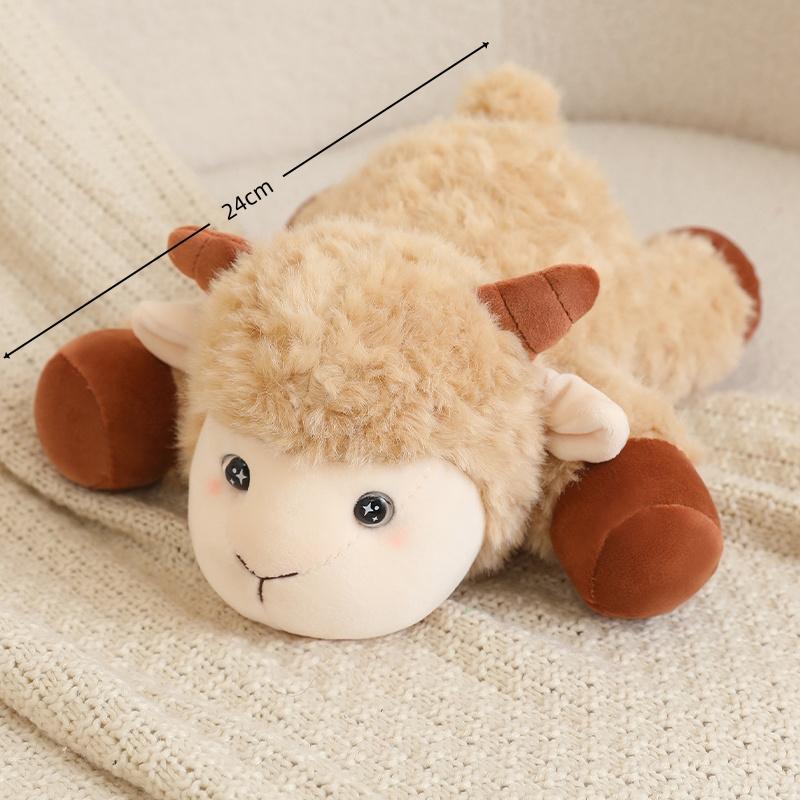 Kawaii Sheep Plush Toy Soft Animal Throw Pillow Stuffed Sofa Decor Comfort Gift For Kids Girls Boys Birthday Present Doll