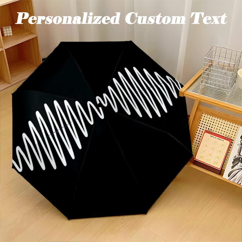 Портативный самоскладывающийся зонт, водонепроницаемый зонт Arctic Monkeys с 8 спицами для кемпинга и поездок на работу