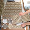 Wood Grain Retro Staircase Sticker Self-Adhesive Wallpaper Decoration Old Effect Pvc Moisture-Proof