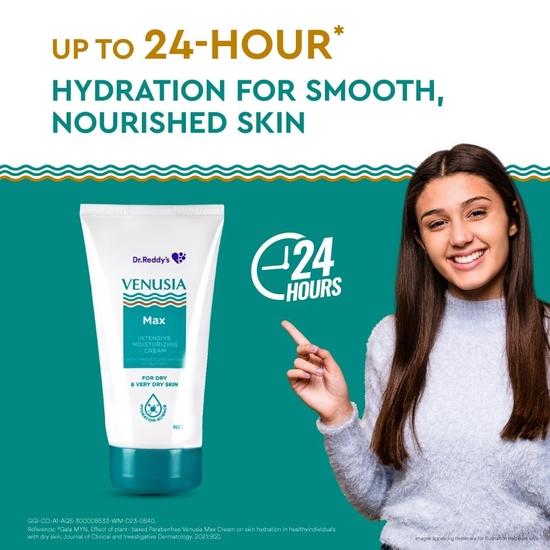 Доктор. Reddy's Venusia Max для сухой кожи с маслом ши и маслом какао - упаковка 2x150 г Интенсивный увлажняющий крем