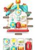 Монтессори Бизи Хаус: Игрушка для раннего развития мелкой моторики