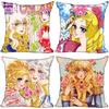 Аниме Роза Версаля Наволочка Спальня Дом Офис Декоративная наволочка Квадратная Наволочки на молнии Экологичная 0406