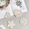 Handmade Cotton Thread Woven Retro Hollow Lace Coaster Diy Bag T-Shirt Decorative Patch Clothing Cloth Sticker Accessories