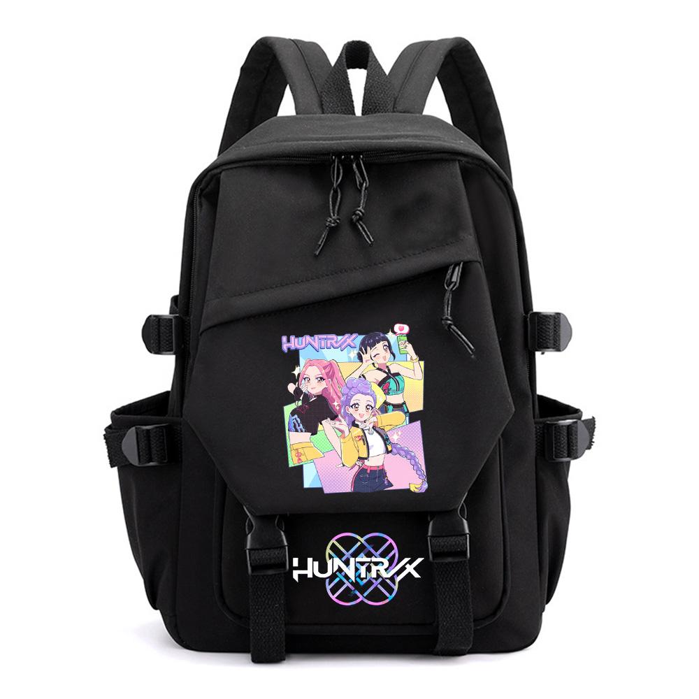 Аниме Мультфильм Kpop Охотники на демонов Принт Рюкзак для Подростка Мальчика Девочки Школьный Рюкзак Детский Студенческий Рюкзак Женская Дорожная Сумка Детский Подарок Mochila