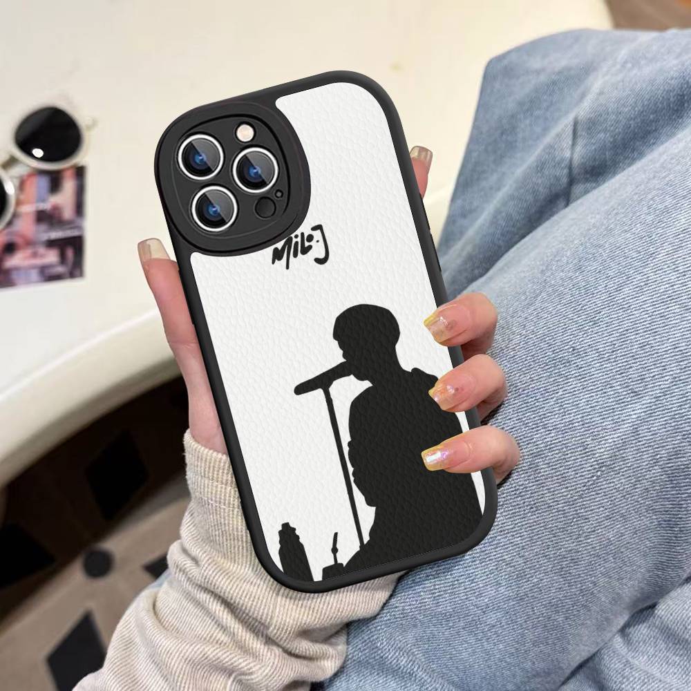 Чехол для телефона Singer M-Milo J для iPhone 16 15 14 13 12 11 Pro Max Plus Кожаный Мягкий Чехол