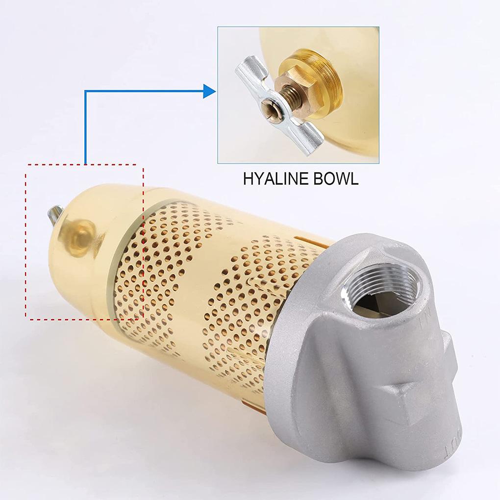 B10-AL Сборочный фильтр топливного бака Сепаратор бензина, дизельного топлива и воды 30 микрон с элементом PF10 Водонепроницаемые фильтры