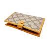Gucci Vintage Logo Snap Closure Canvas And Leather Trim Passport Holder Men Accessories Orange 724562-92TCG-1147