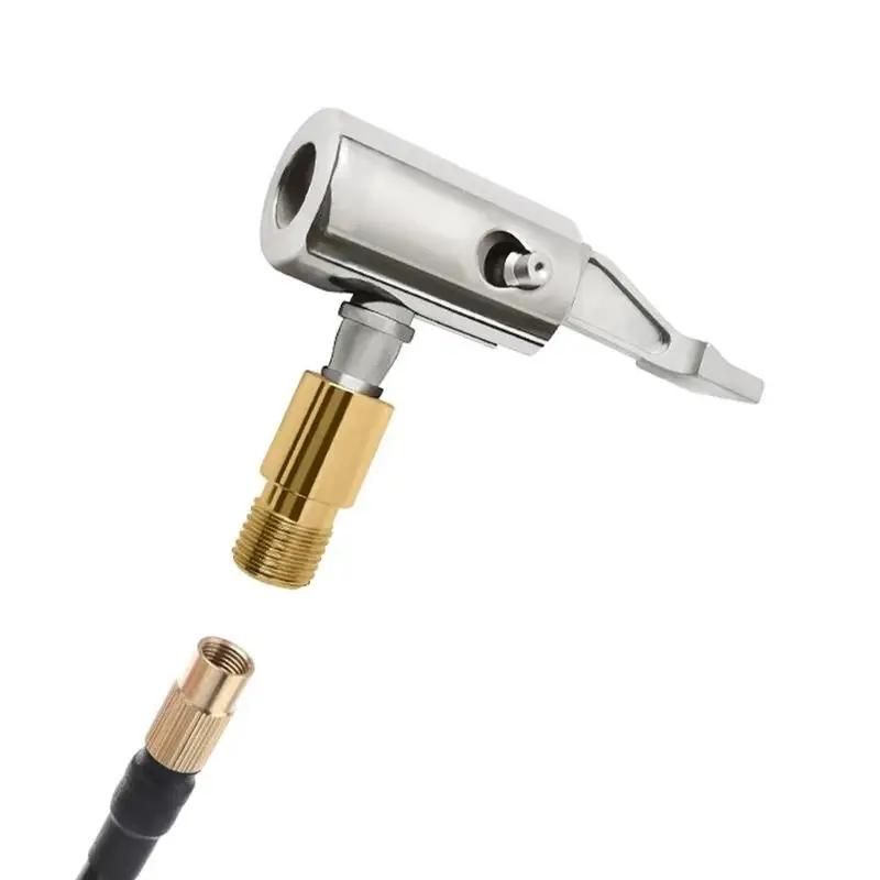 Tire Nozzle For Car Pump Tip Tyre Valve Tire Inflation Valve Connector Clip-on Adapter Accessories Clip Type Nozzle Conversion