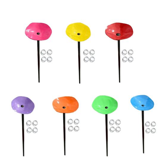 Bee Watering Station Weather-proof Outdoor Garden Yard Hummingbird Water Feeder Cup Metal Butterfly Bath Bowl Decoration