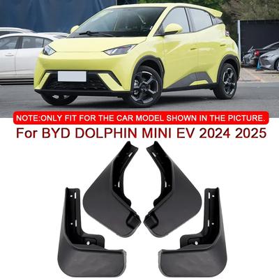 Для BYD DOLPHIN MINI EV 2024 2025 Авто Стайлинг ABS Автомобильные Брызговики Защита от Грязи Брызговики Передние Задние Крылья Аксессуары