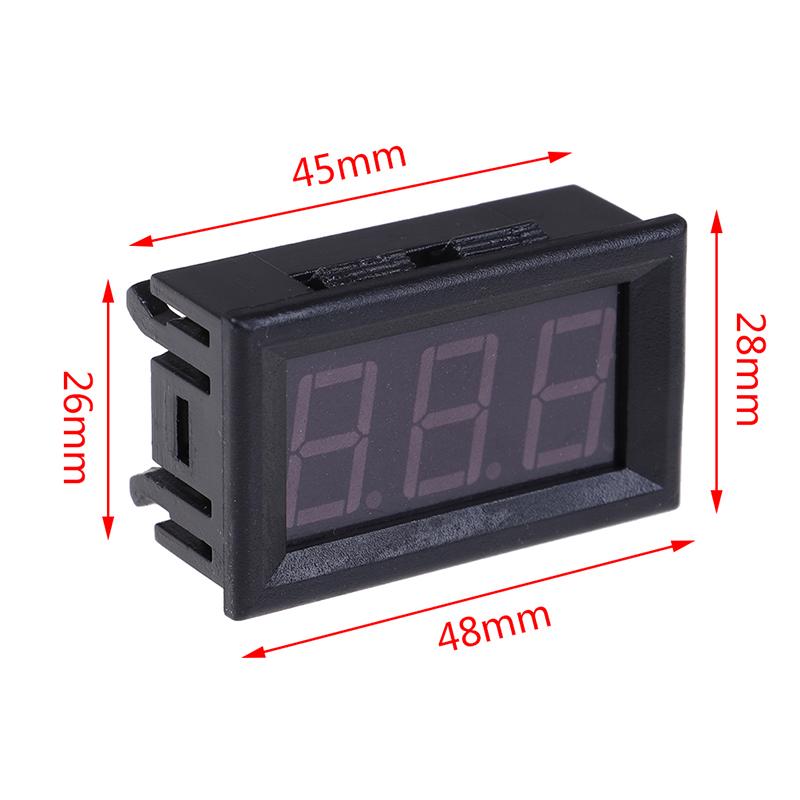 Цифровой термометр для мониторинга температуры 12 В с датчиком температуры -50 ~ 110 Цельсия