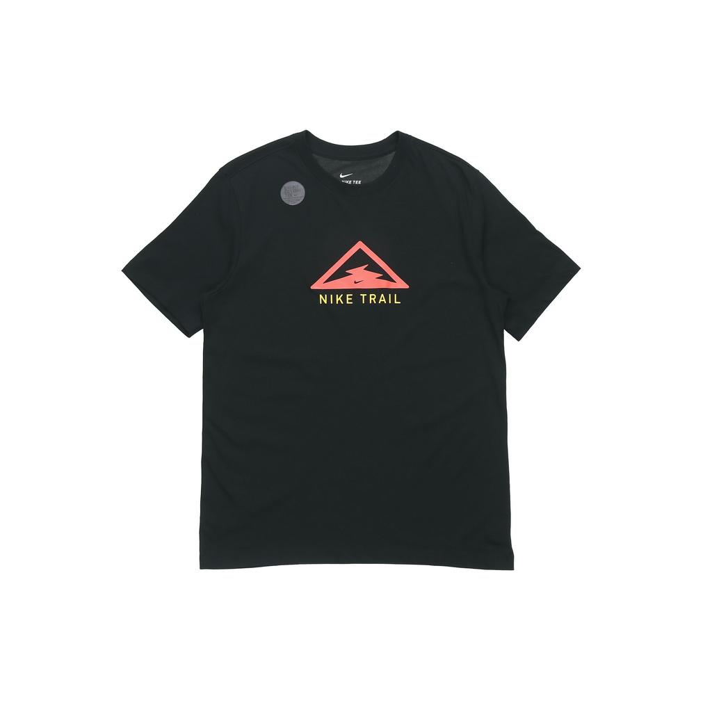 Nike Мужская футболка для бега с графическим логотипом Dri-FIT Trail, черная CT3858-010