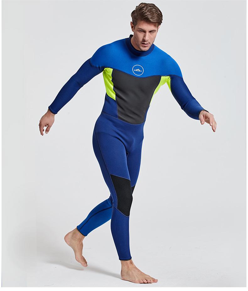 Shark Bart мужской цельный костюм для дайвинга и серфинга 3 мм, теплый и устойчивый к медузам, снаряжение для сноркелинга