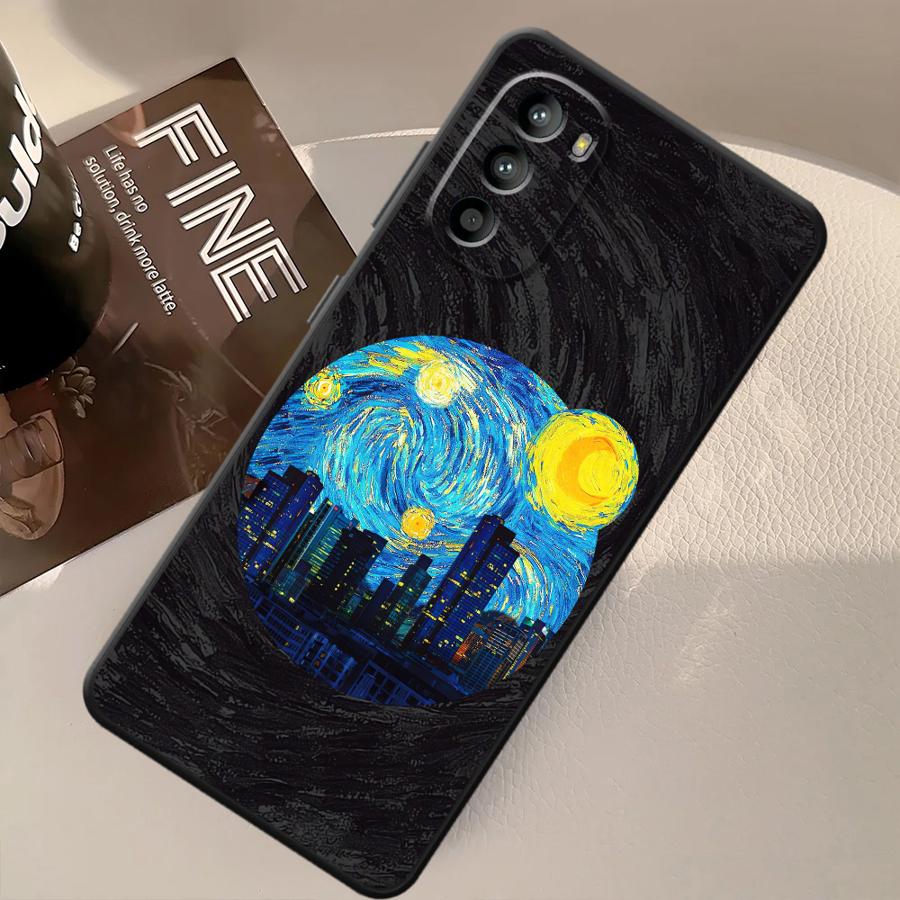 Чехол для Motorola Moto G51 G73 Edge 20 Pro 30 Lite G22 Edge40 G50 G60s G53 G30 G52 G32 G71 Чехол для телефона Креативный узор города
