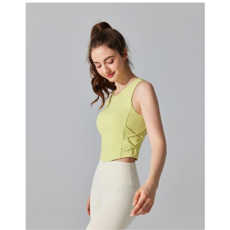 Women's Sports Sleeveless Top with Bra Pads