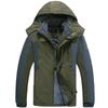 Men's Winter Fleece Jacket Windbreaker Plus Size Outdoor Sports Coat