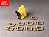 10 шт./лот Кубики MOC Фигурка DIY в темно-песочных леггинсах Аксессуары Строительные блоки Игрушки для детей Куклы Рождественские подарки