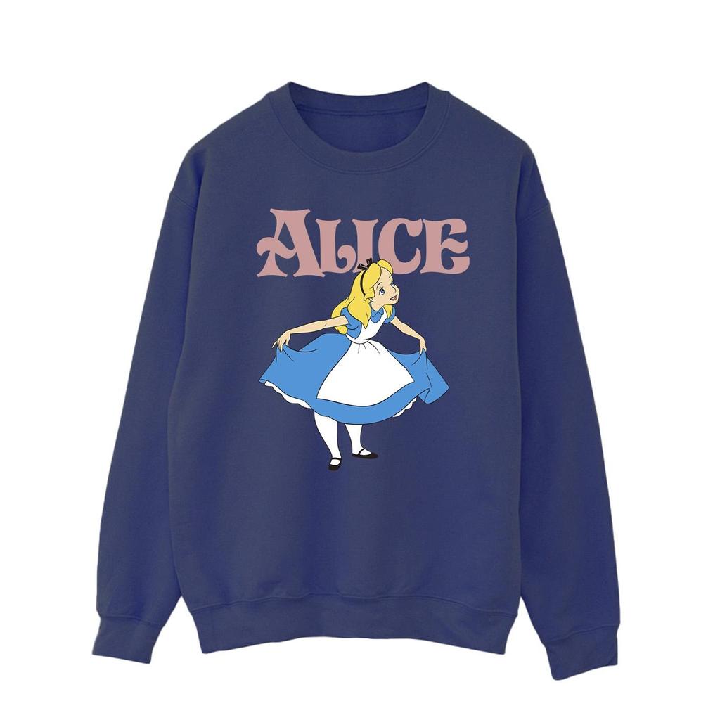 Disney Mens Alice In Wonderland Take A Bow Sweatshirt