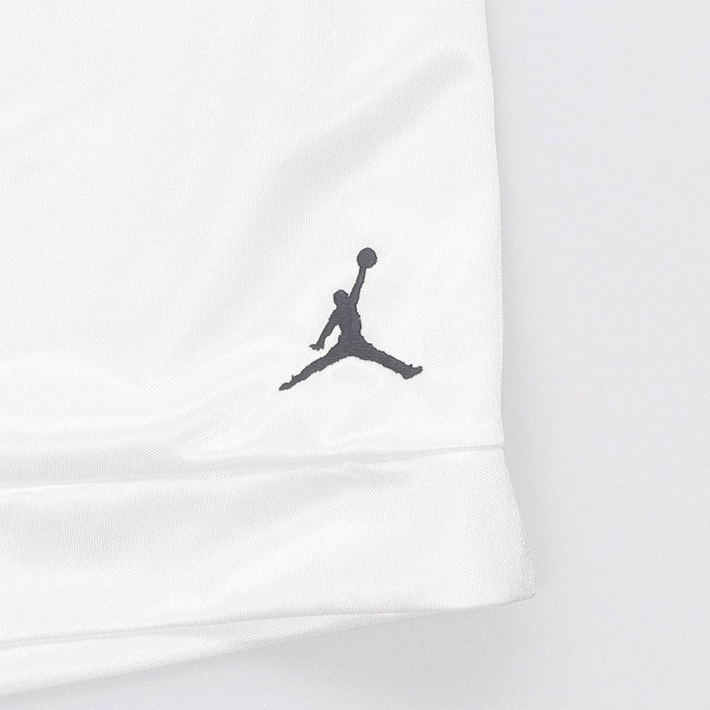 Jordan Simple Solid Color Logo Training Breathable Casual Shorts Men Shorts White AR4315-100