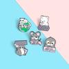 Cute Cartoon Animal Brooches Featuring Adorable Cats Penguins And Polar Bears For Unique Style