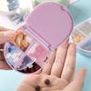 1/4pcs Travel Small Pill Case Portable Pill Organizer Pills Container For Pocket 4 Compartments Daily Compact Medicine Holder