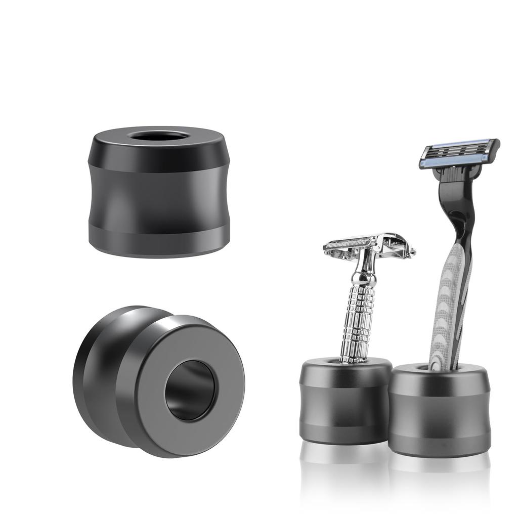 Linkidea Safety Razor 2 Opening Shaving Stand for Men for Bathroom Compatible with Gillette SkinGuard Stand, Pack, 0.7" (18.5mm) Diameter,