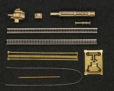 Mini World M134 Minigun ранний тип Пластиковые детали модели MNW7296b 1/72 7.62mm (с глушителем) (военный)