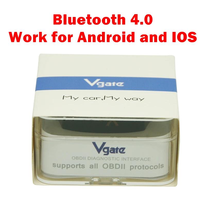 Оригинальный Vgate iCar pro ELM327 Настоящий 2.3 OBD Инструмент Автодиагностики Bluetooth WIFI Авто OBD2 Сканер Двигателя Для Android И IOS