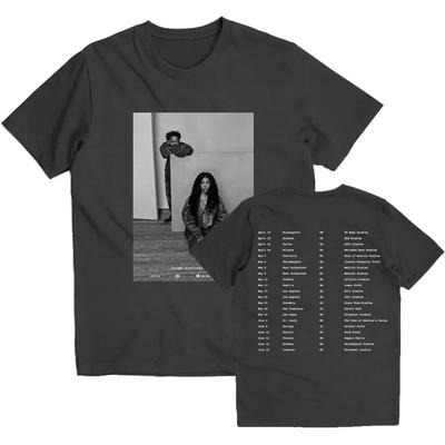 Kendrick Lamar X SZA GrandNational Tour 2025 Футболки GNX Графический принт альбома Футболка Хлопок Лето Мягкая футболка Унисекс Мужской топ