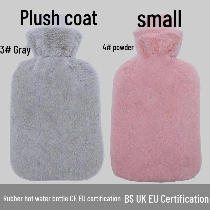 Explosion-Proof Hot Water Bottle: Rubber Design for Stomach and Feet, Long-Lasting Warmth