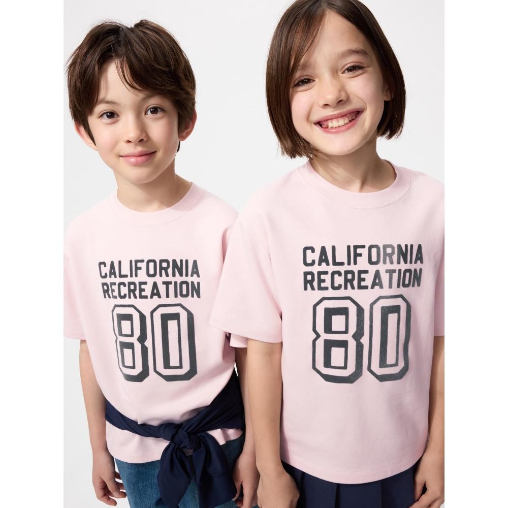Uniqlo Футболка с графическим принтом Airism CoTTon с круглым вырезом