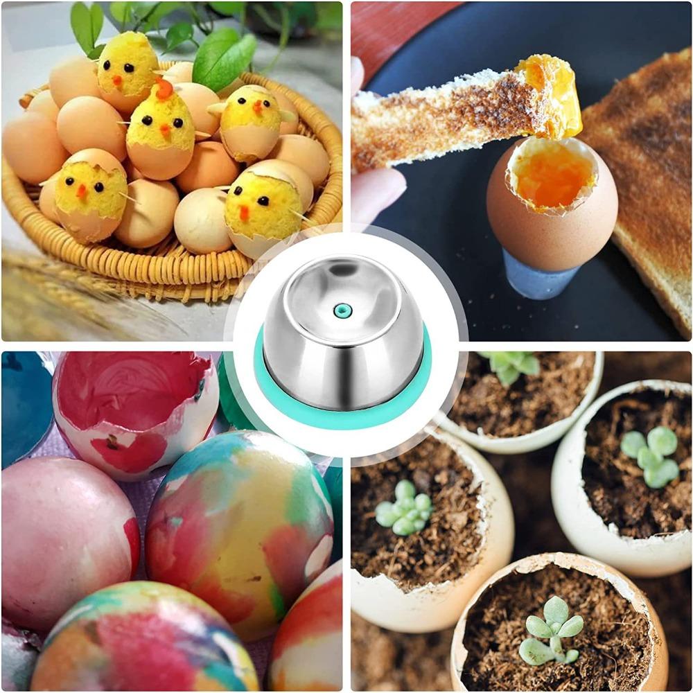 Easy Peeling Boiled Egg Piercer Stainless Steel Egg Puncher Quality Egg Separator Egg
