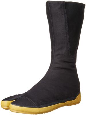 Носки Moonstar Tabi с молнией Easy Size JP25, 2E, мужские женские, таби, черный, JP, (25см)