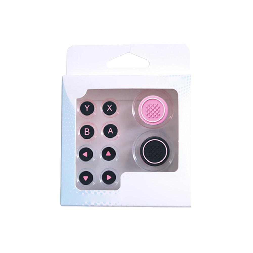 Joystick Cap & Button Stickers Button Grips Caps Non Slip Keys Sticker Button Sticker Covers for Switch 2 Joy-Con Accessory