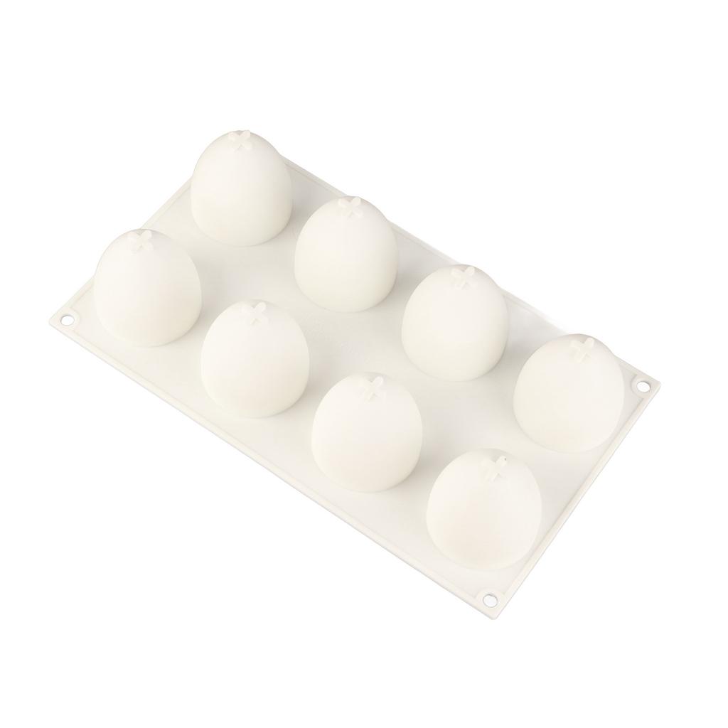 Egg Shape Cake Mold 8 Cavity Silicone Mold Non Stick DIY Pastry Mould