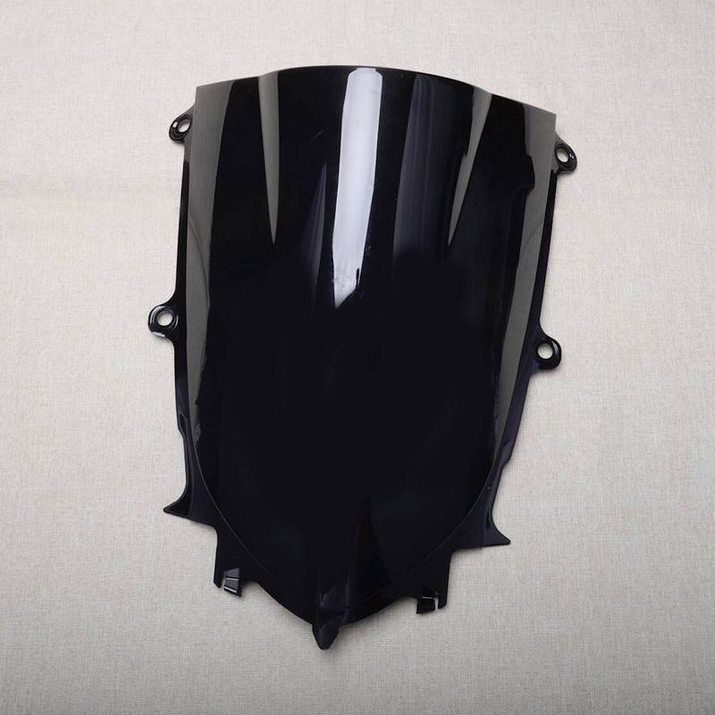 Motorcycle Windshield Windscreen Fit for Yamaha YZF-R6 600 2017 2018 YZF-R7 2024 Black