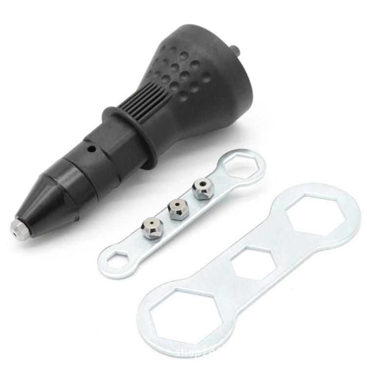 Realmote Электрический заклепочный пистолет Адаптер Клепальный инструмент Аккумуляторная дрель Вставка Гайка Для Blind