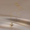 Rotating Windmill Pendant Necklace with Micro-Set Zirconia Elegant Design Fashionable and Versatile Accessory