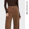 ELLASSAY Women's Retro High-Waist Straight Leg Casual Pants