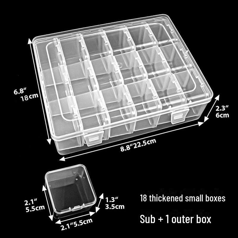 Прозрачный пластиковый контейнер для хранения с решеткой, емкость 2 л