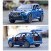1/32 Scale BMW X5 SUV Alloy Car Model Diecasts Metal Toy Vehicles Car Model High Simulation Collection Sound Light Childrens Toy Gift