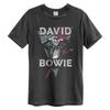 Amplified David Bowie Вглядись в мои глаза Мужская темно-серая футболка 100% хлопок Мужские футболки Топ Футболка David Bowie