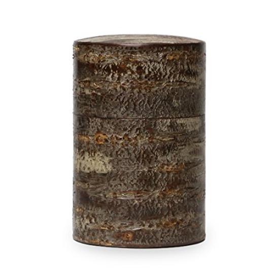 Чайница Fujiki Denshiro Shoten из кожи, мраморная кожа 33294 (Средняя длина)