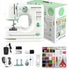 JUNHOTAI электрическая швейная машина с одной иглой, модернизированная тихая электрическая швейная машина PSE для дома, ежедневная ручная работа, 16 видов операций с помощью педали и