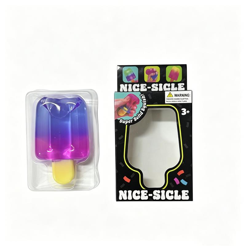 Needoh Nice Cream Cone Nice-Sicle Sensory Toy Safety Non-Toxic Adhd Fidget Toy Carry Emotions With Soothe Relieve Tension