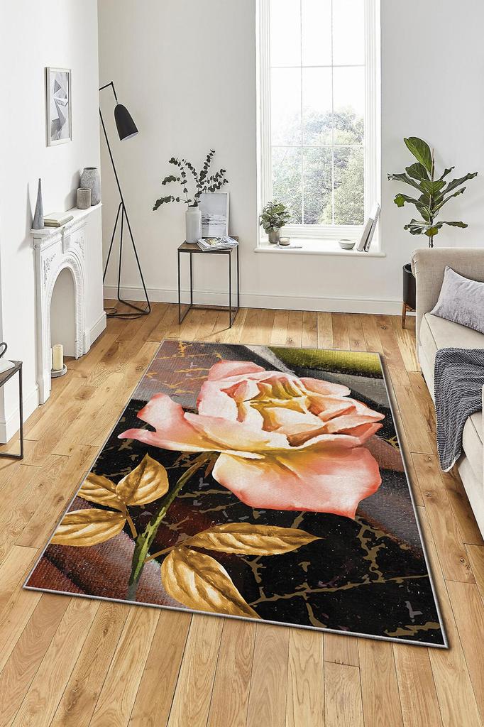 Современный домашний ковер с 3D-печатью, декоративный специальный дизайн, моющийся, нескользящий, устойчивый к пятнам мягкий коврик для спальни, гостиной