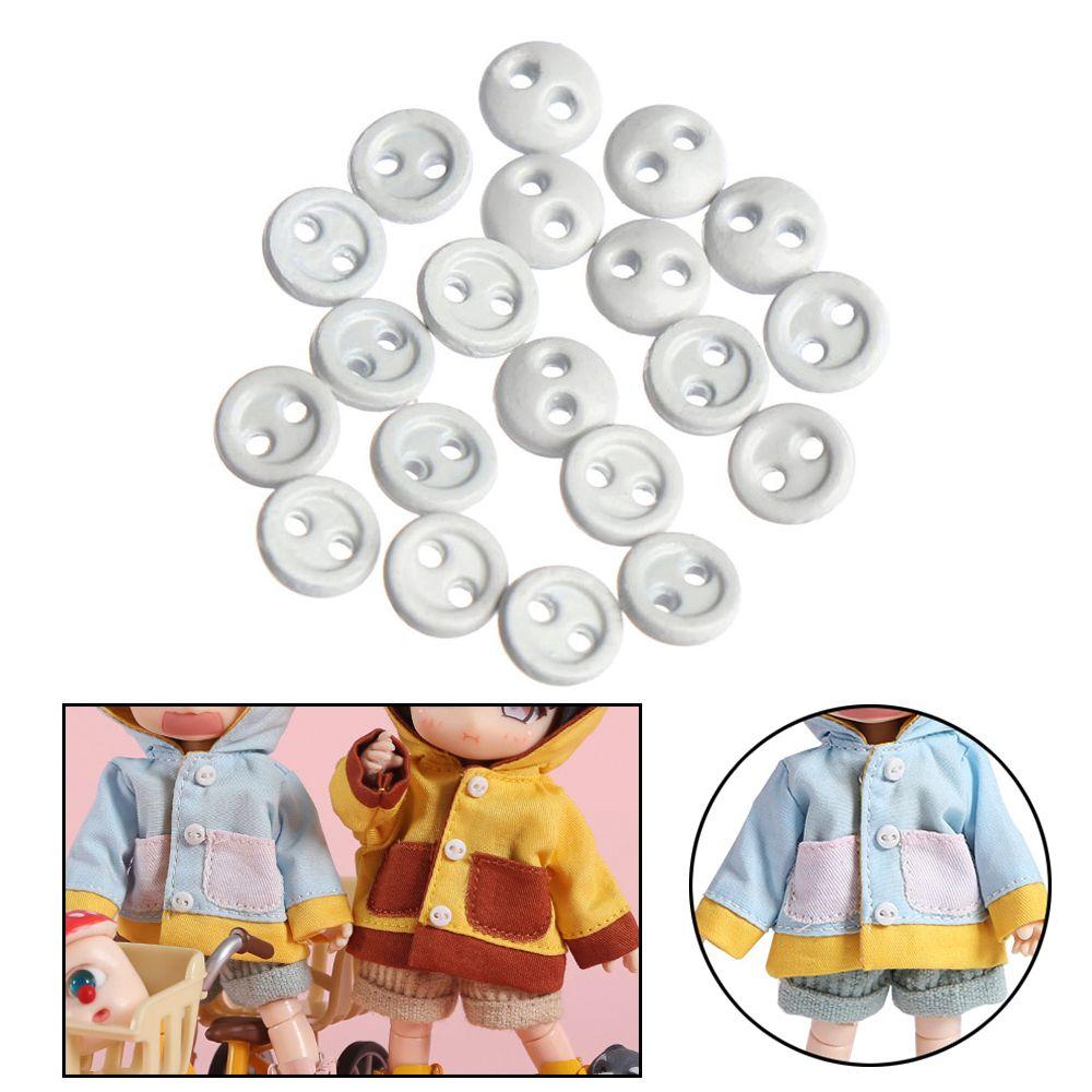 Clothing Buckles Multi-color Mini Doll Buttons Round Buckle DIY Sewing Accessories Metal Button