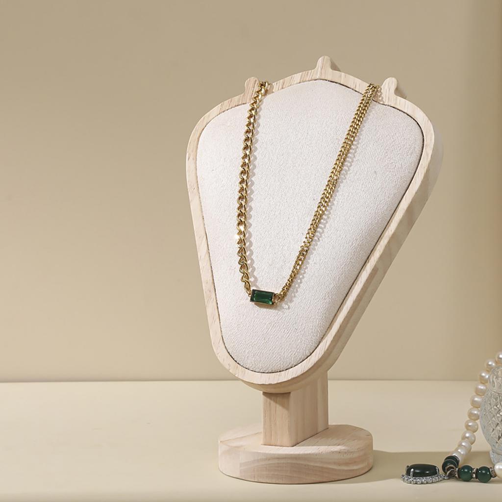Jewelry Necklace Organization Stands Effective Wood Necklace Holder For Jewelry Display And Tangle Free Organization